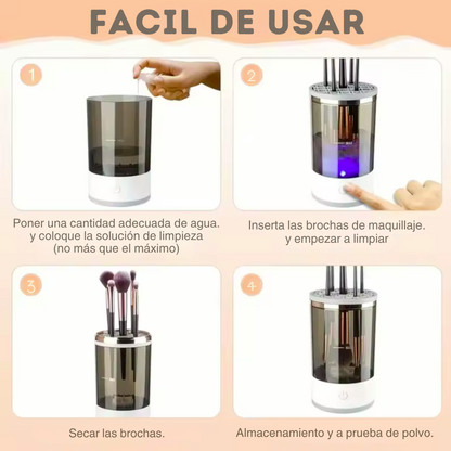 Limpiador de brochas de maquillaje MagicClean.